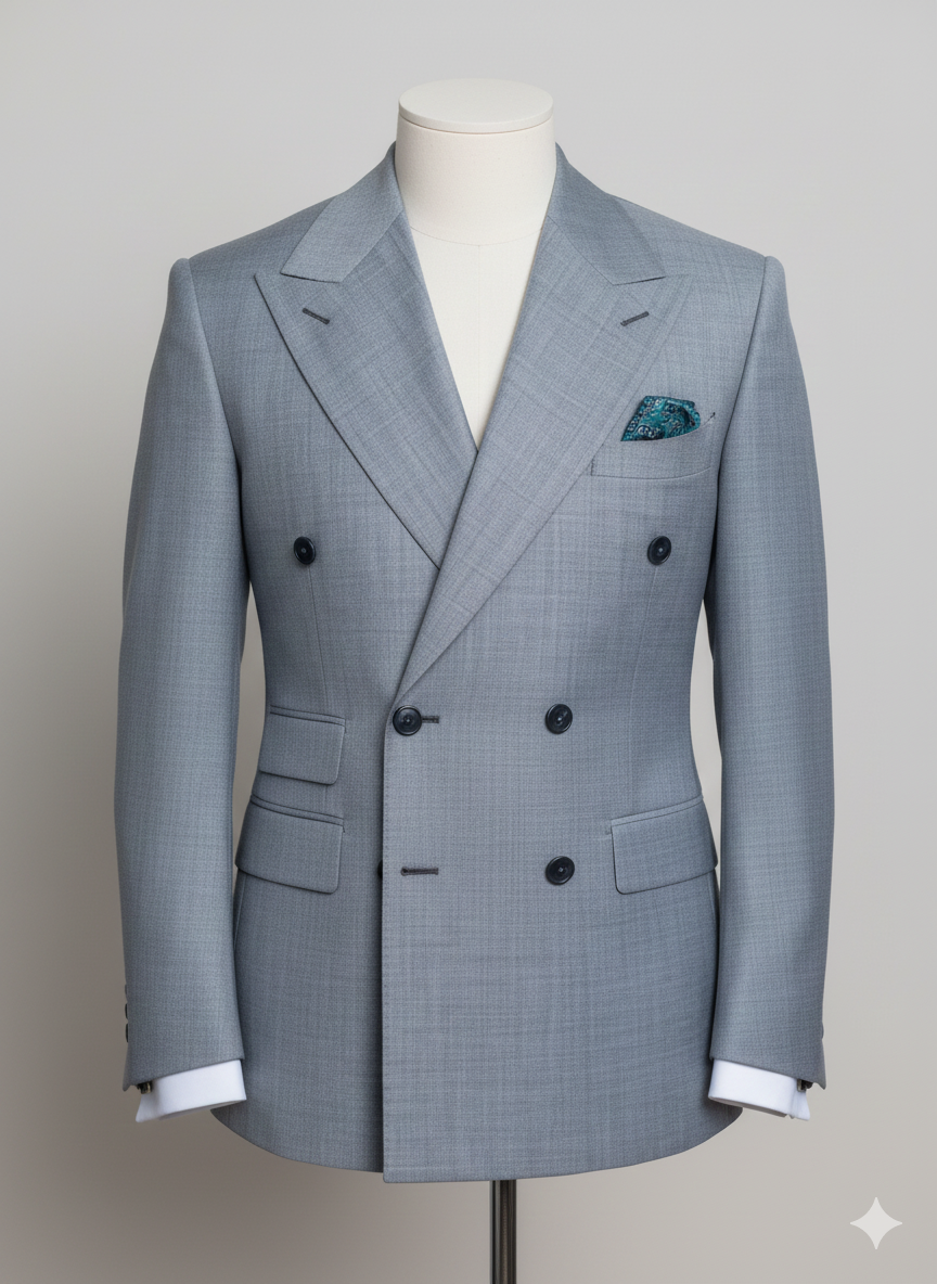 Double Breasted Two Piece Suit